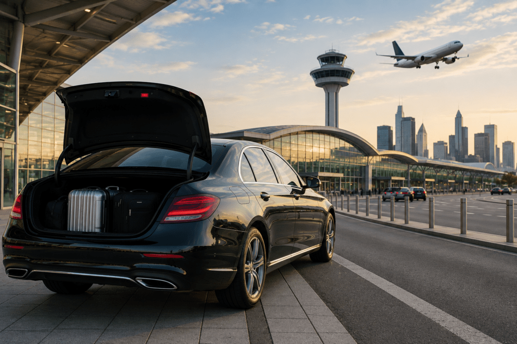 Flughafentransfer Frankfurt ab Rostock mit Hanse Taxi Plus