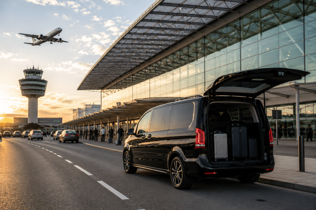 Flughafentransfer Köln/Bonn ab Rostock mit Hanse Taxi Plus
