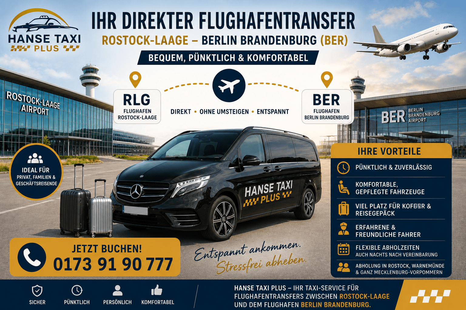 Flughafentransfer Rostock Berlin
