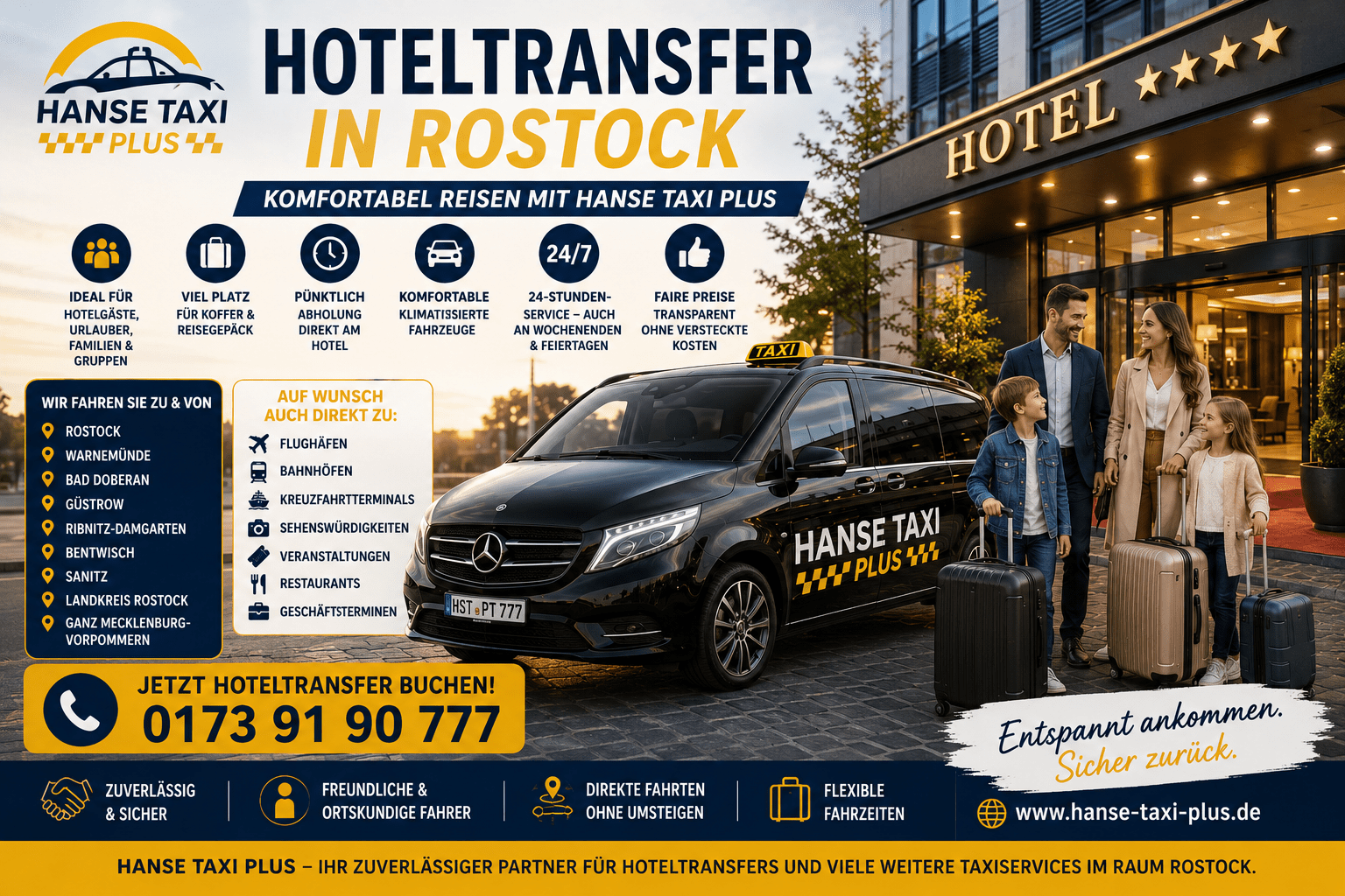 Hoteltransfer in Rostock