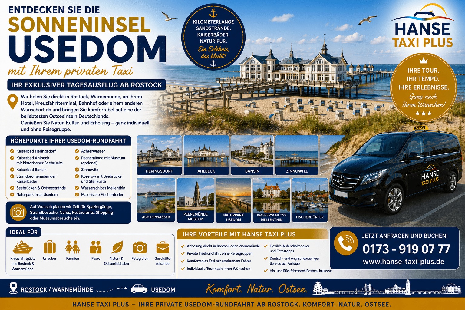 Rundfahrt Insel Usedom