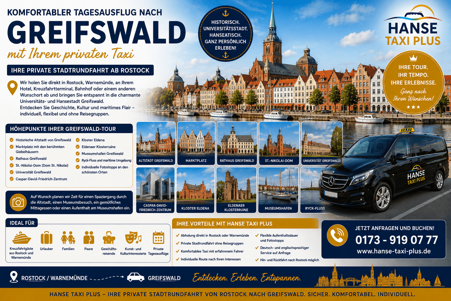 Stadtrundfahrt Greifswald