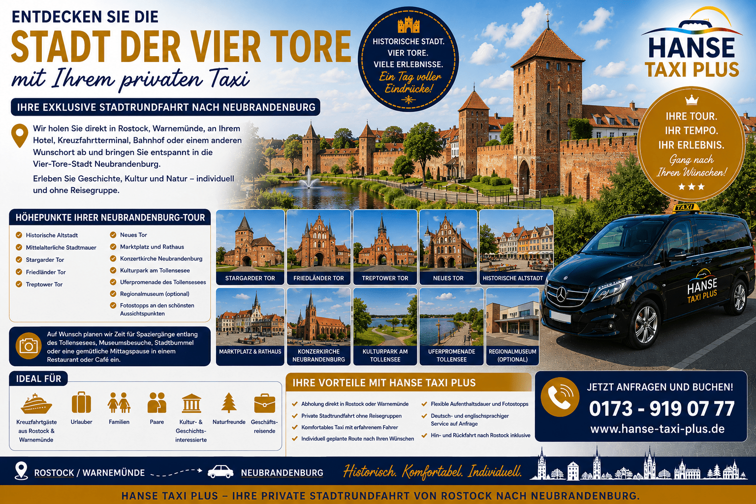 Stadtrundfahrt Neubrandenburg