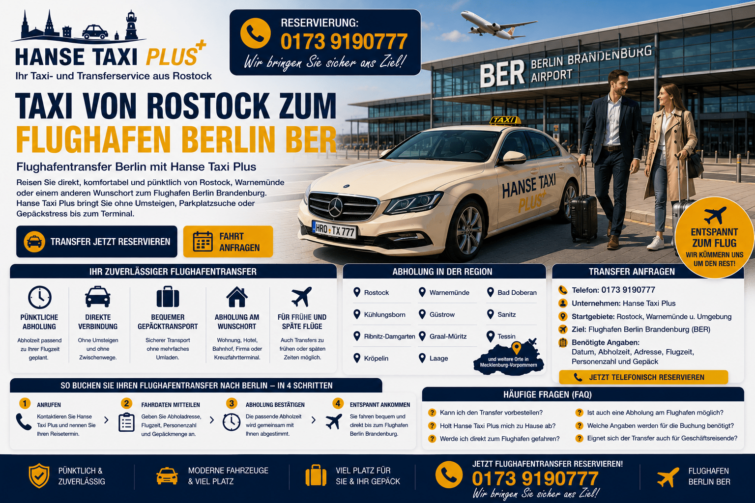 Flughafentransfer Berlin Hanse Taxi Plus