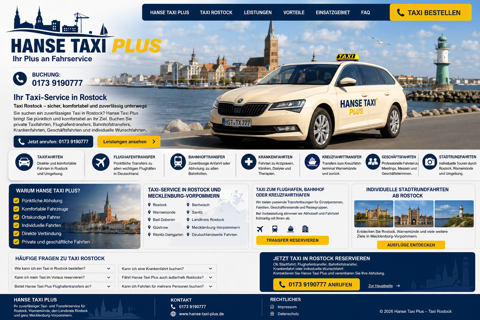 Taxi Rostock Hanse Taxi Plus