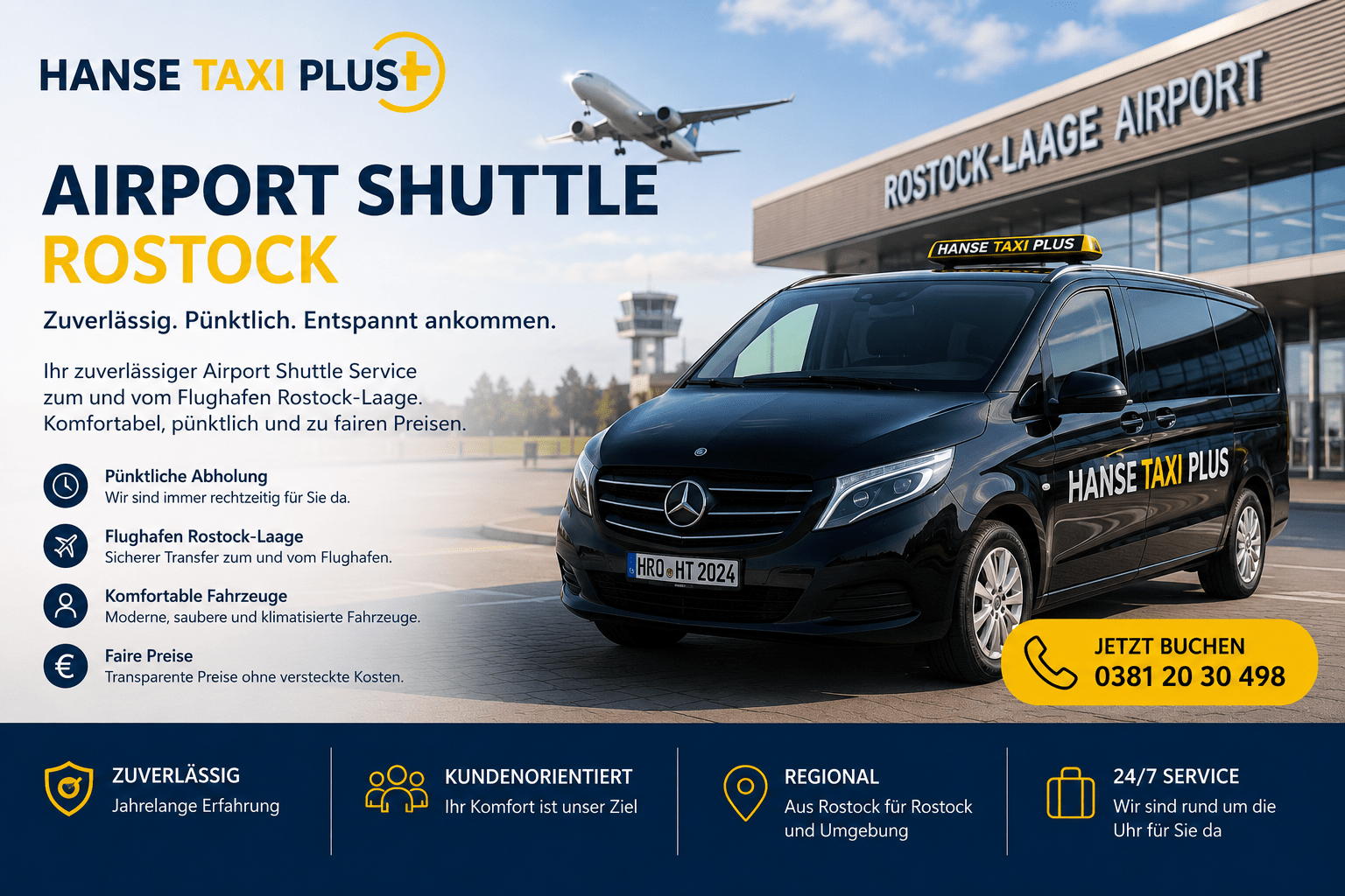 Airport Shuttle Rostock Hanse Taxi Plus