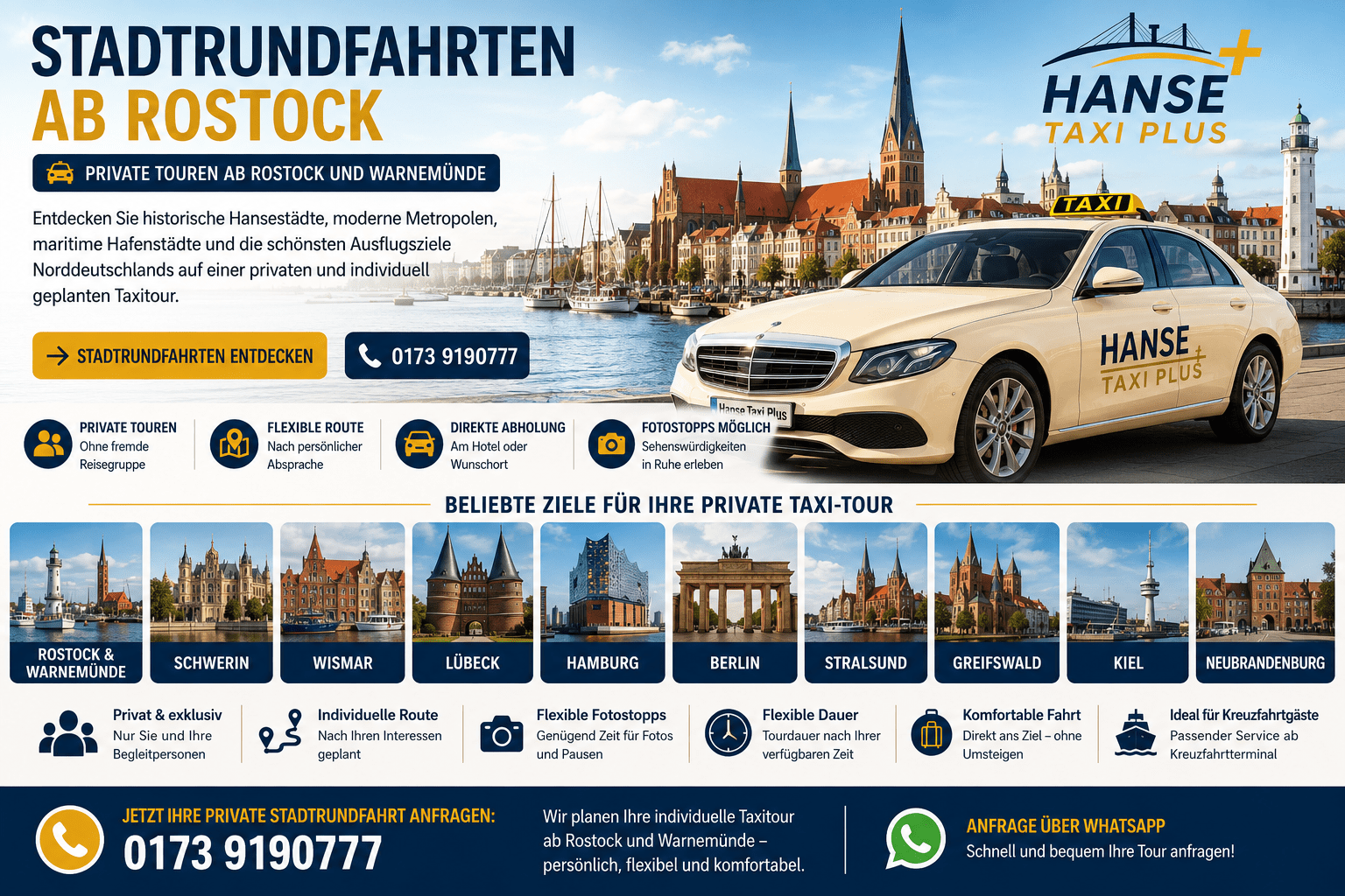 Stadtrundfahrten Hanse Taxi Plus