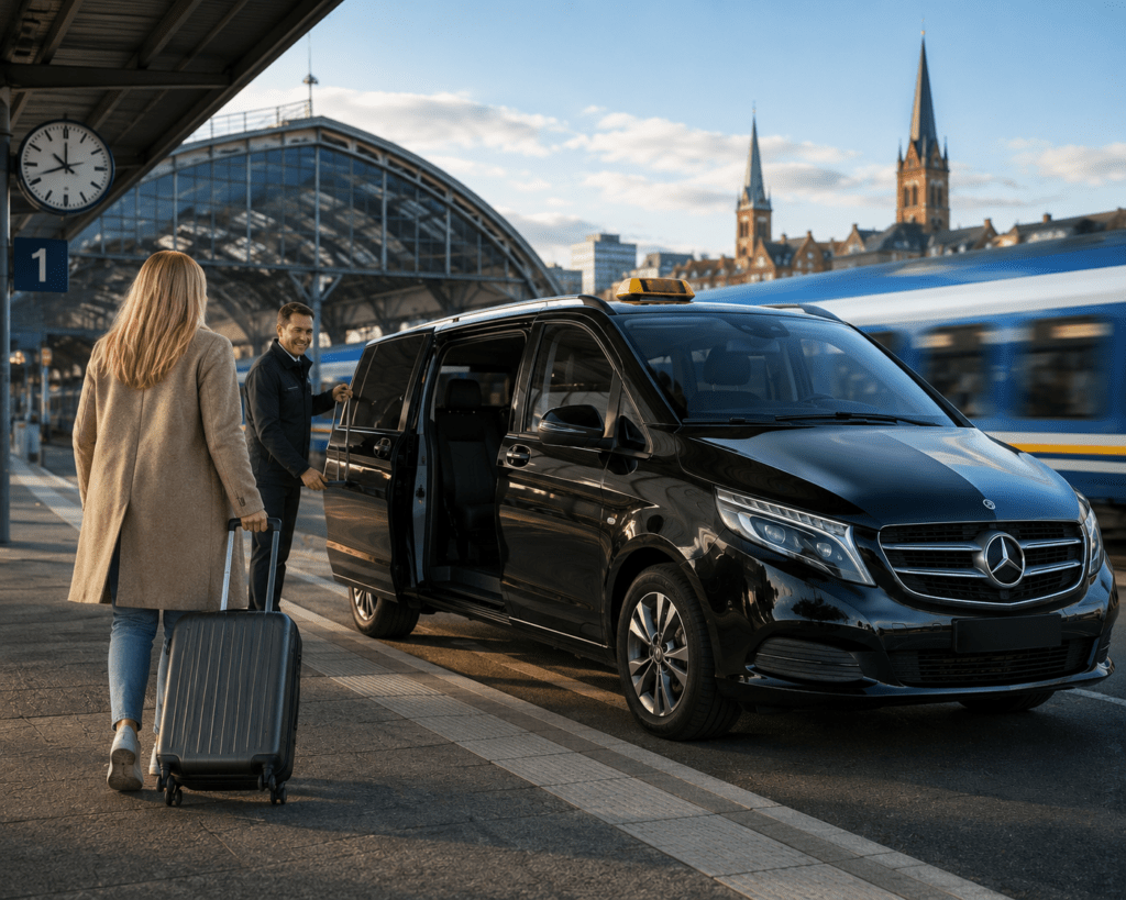 Bahnhofstransfer Rostock mit Hanse Taxi Plus